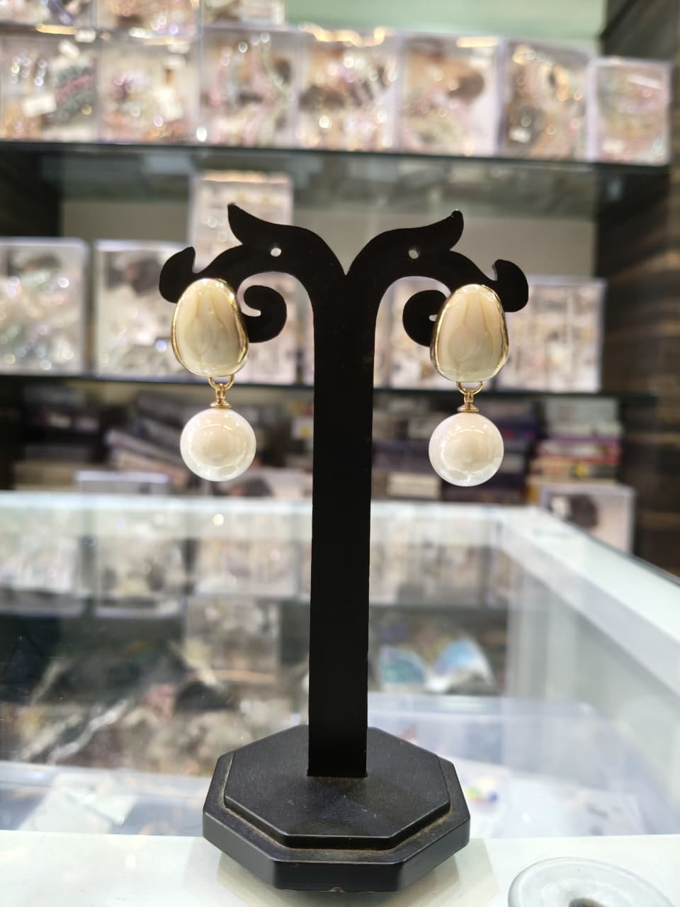 Elegant Pearl Drop Earrings