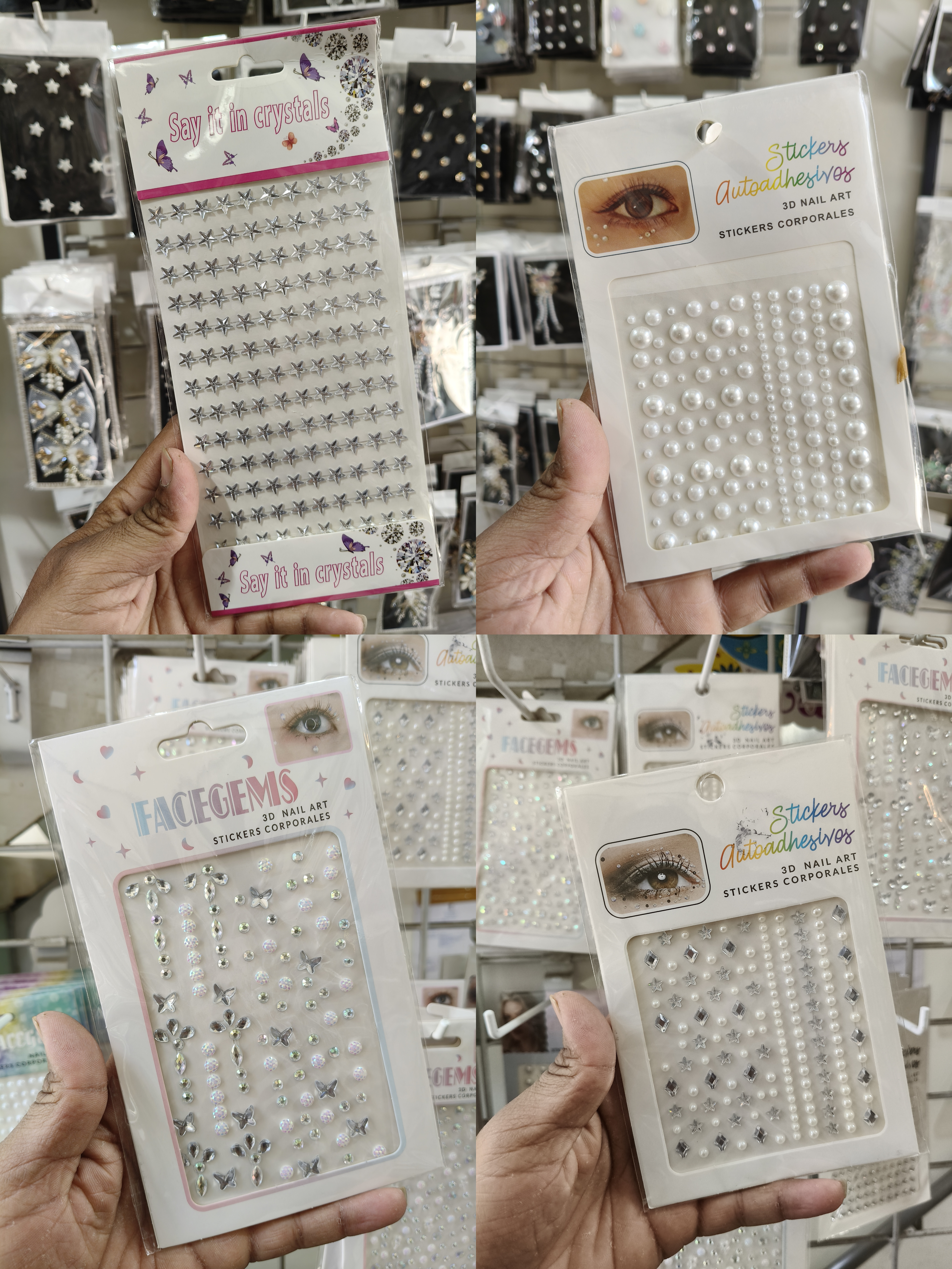 HAIR STICKER COMBO SET 