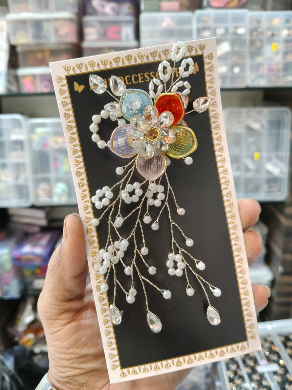 Elegant Floral Hair Clip