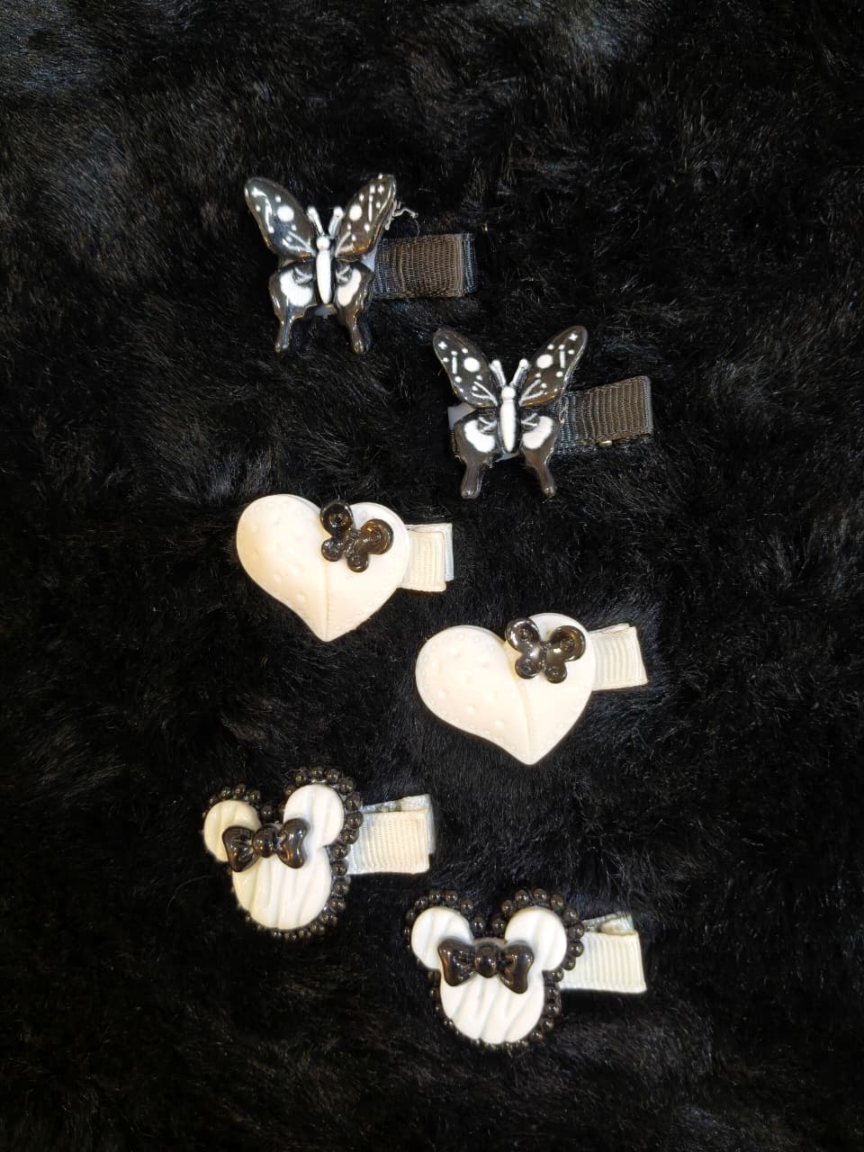 Set of Cute Hair Clips