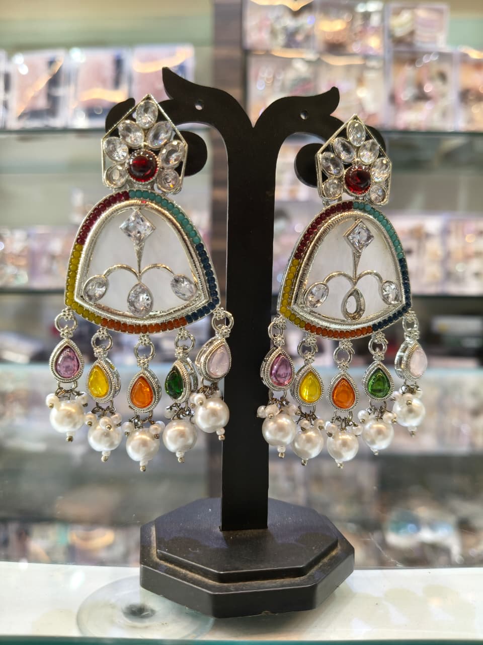 Multi-Color Designer Earrings