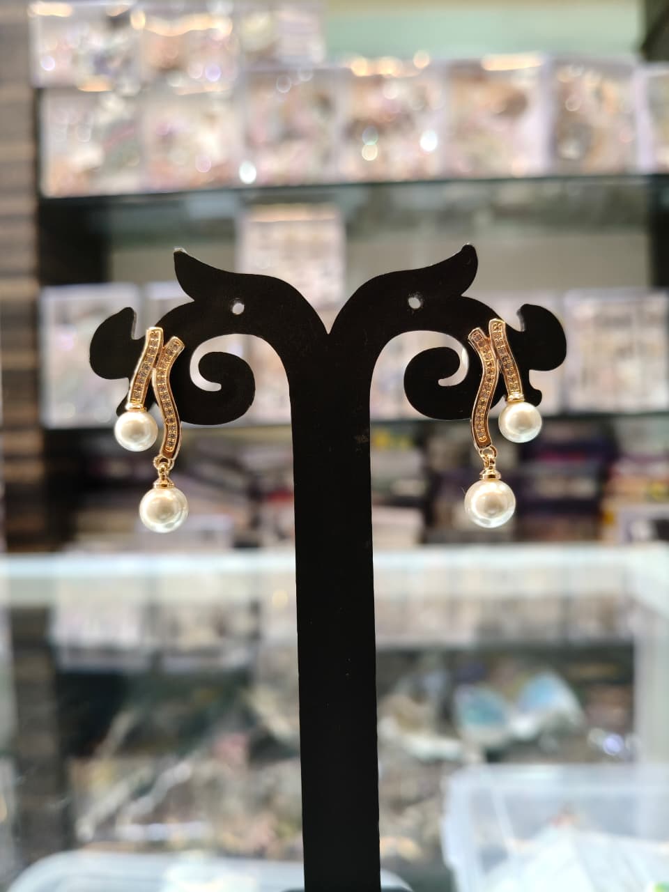 Elegant Pearl Drop Earrings