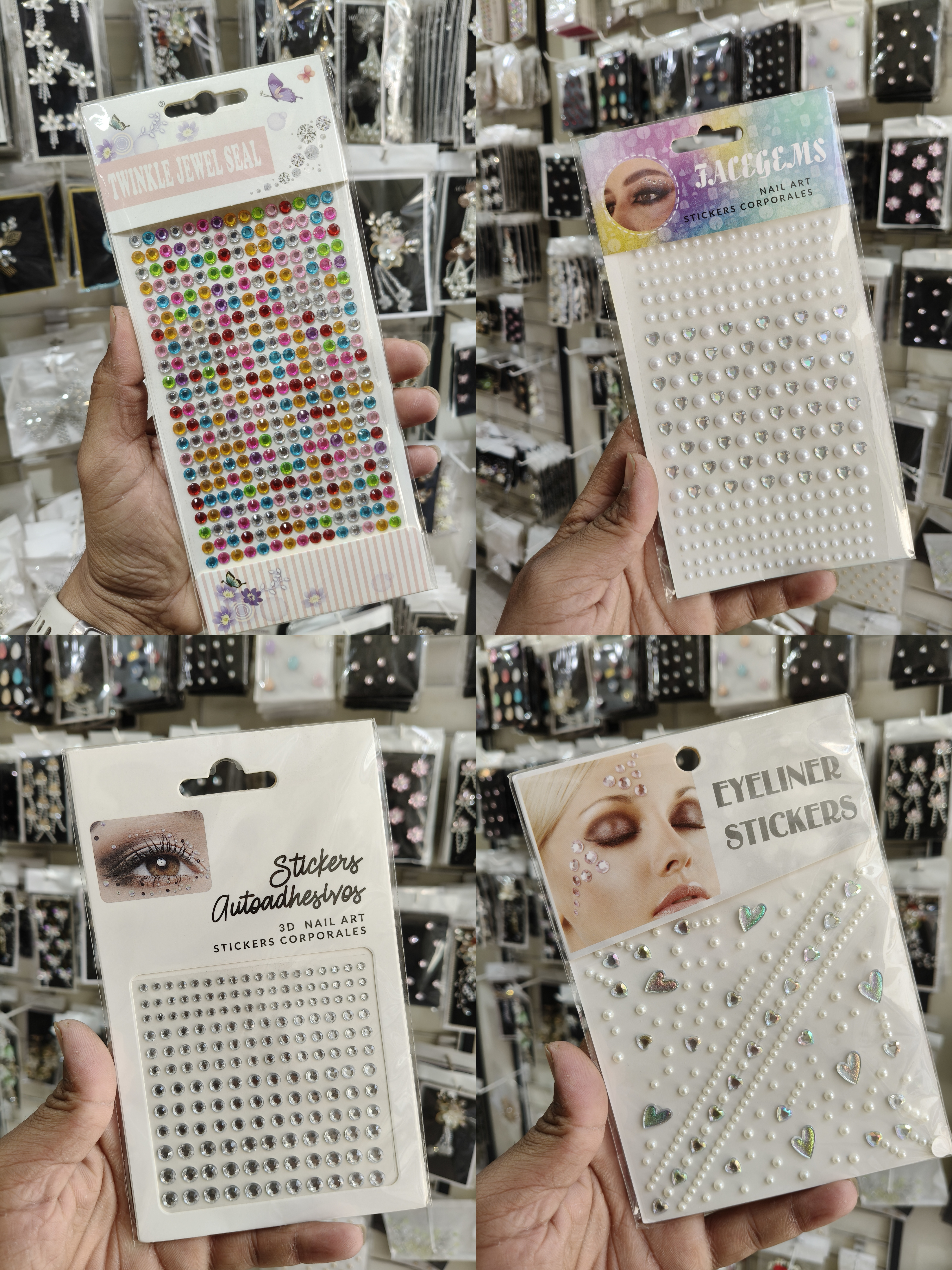  HAIR STICKER COMBO SET