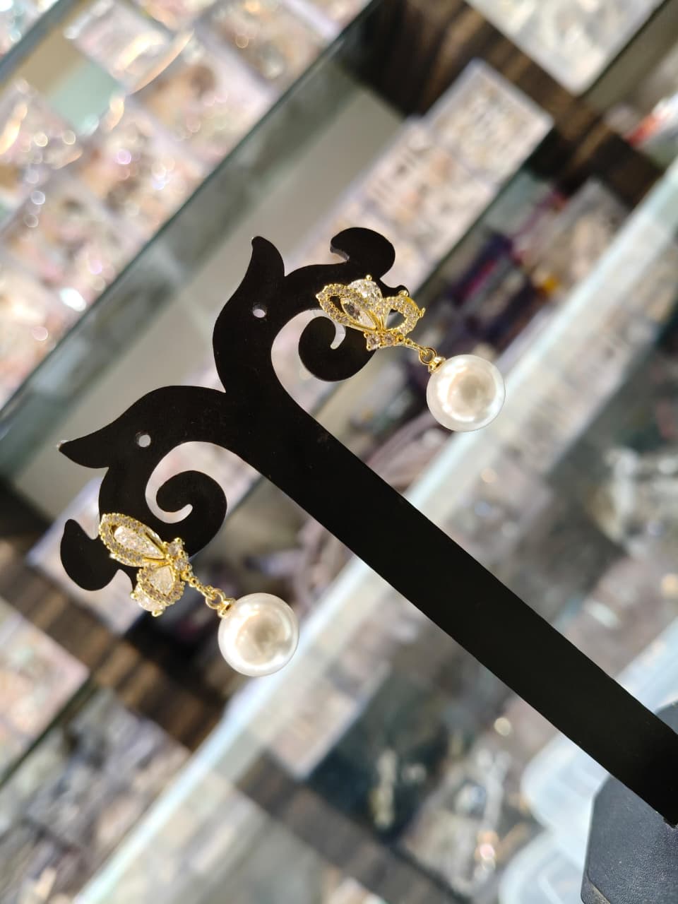 Elegant Pearl Drop Earrings