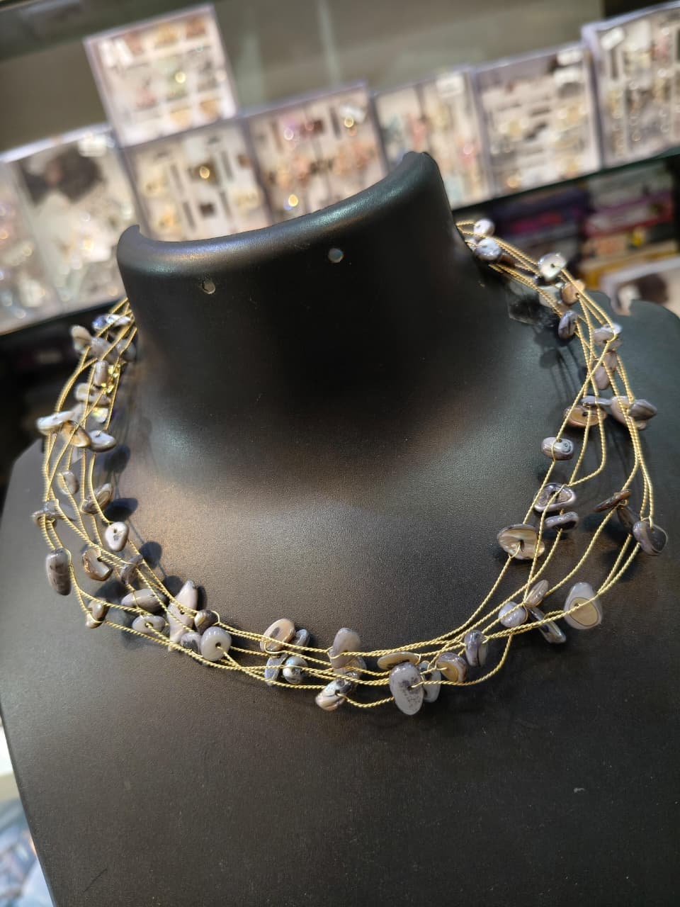 Multi-Strand Beaded Necklace