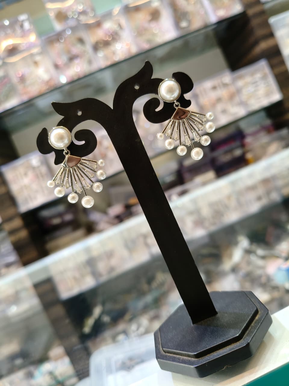 Elegant Pearl Drop Earrings