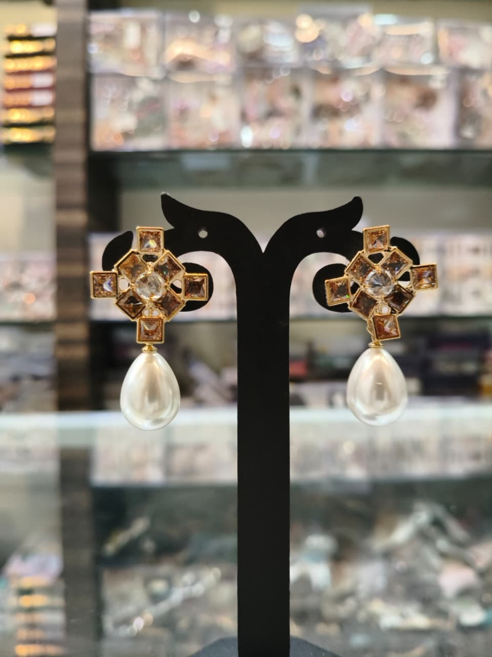 Elegant Pearl Drop Earrings