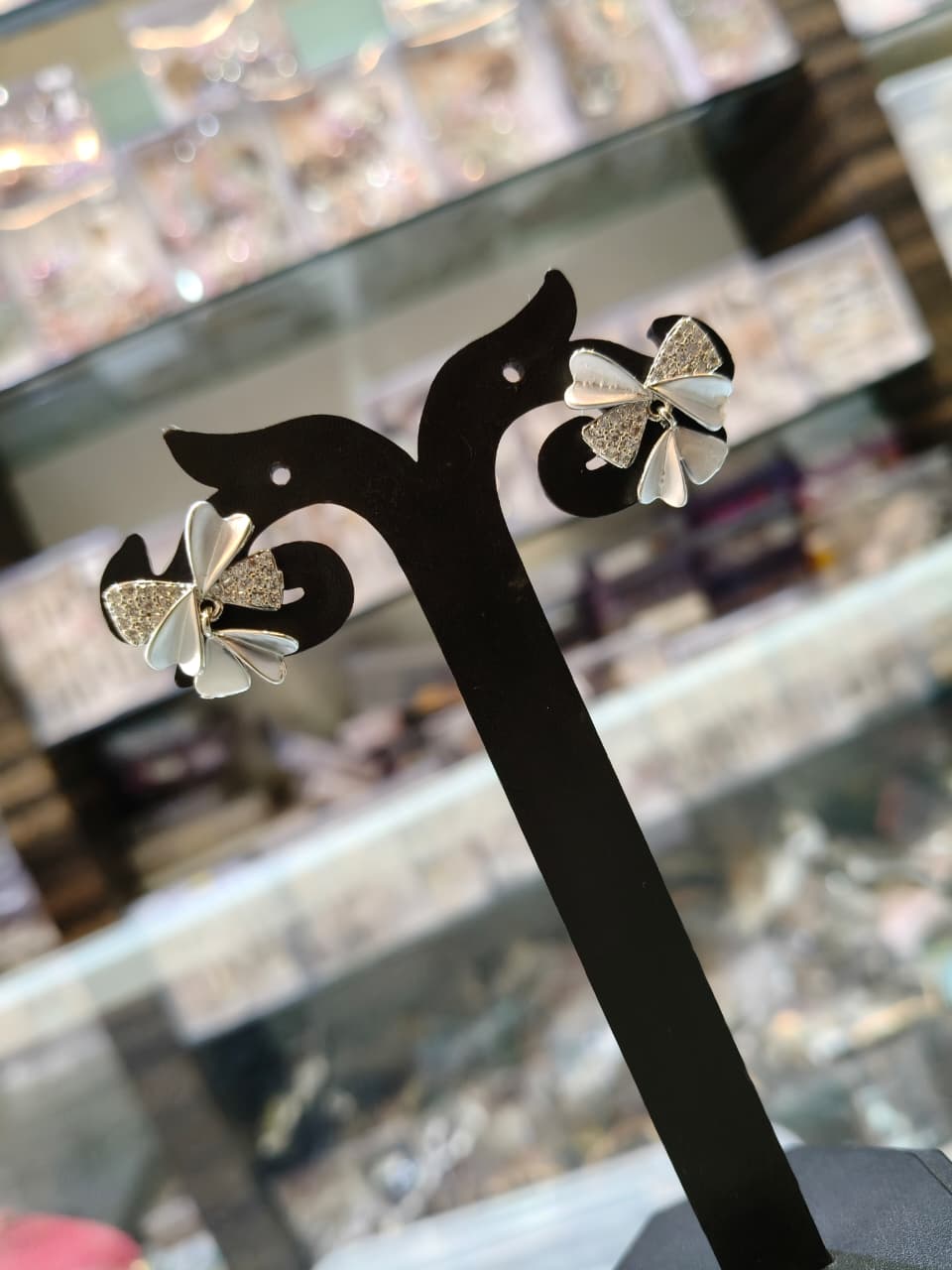 Elegant Bow Stud Earrings