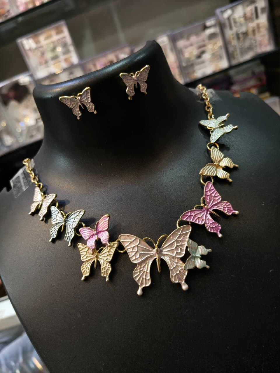 Butterfly Charm Jewelry Set
