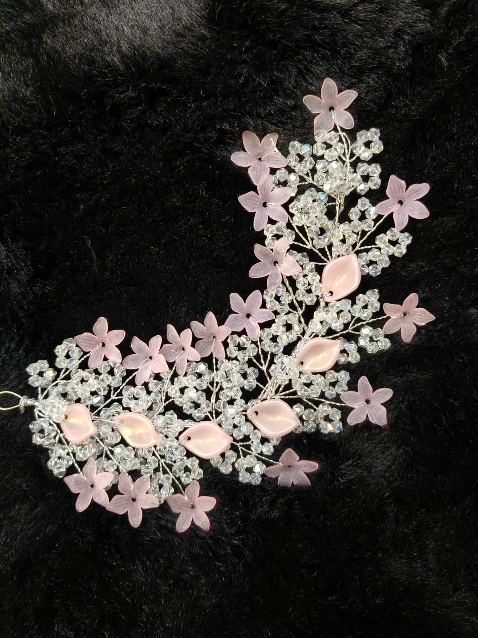 Floral Crystal Hair Tiara