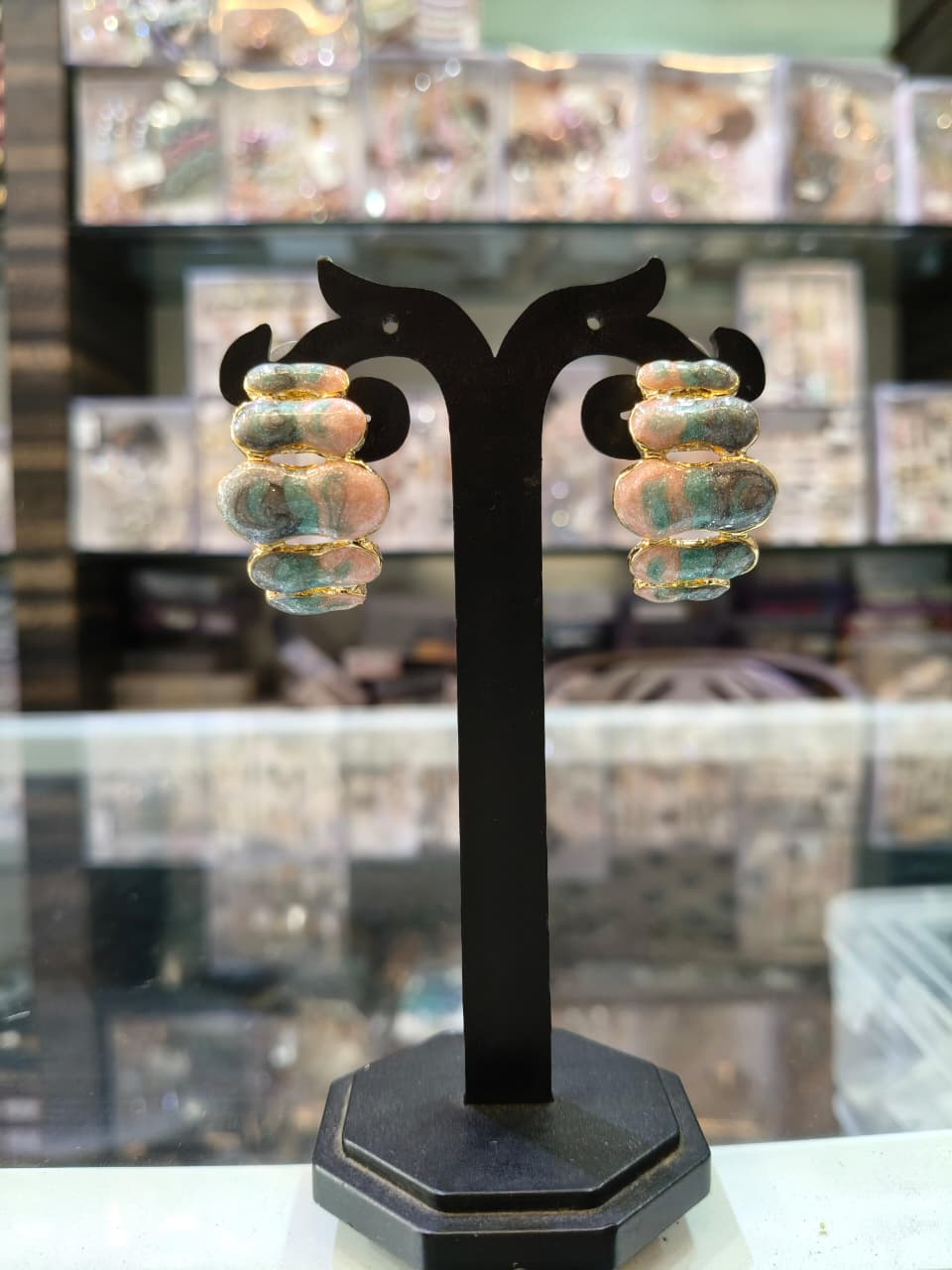 Multi-Layered Beaded Earrings