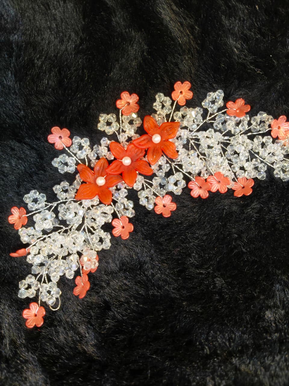 Floral Crystal Hair Tiara