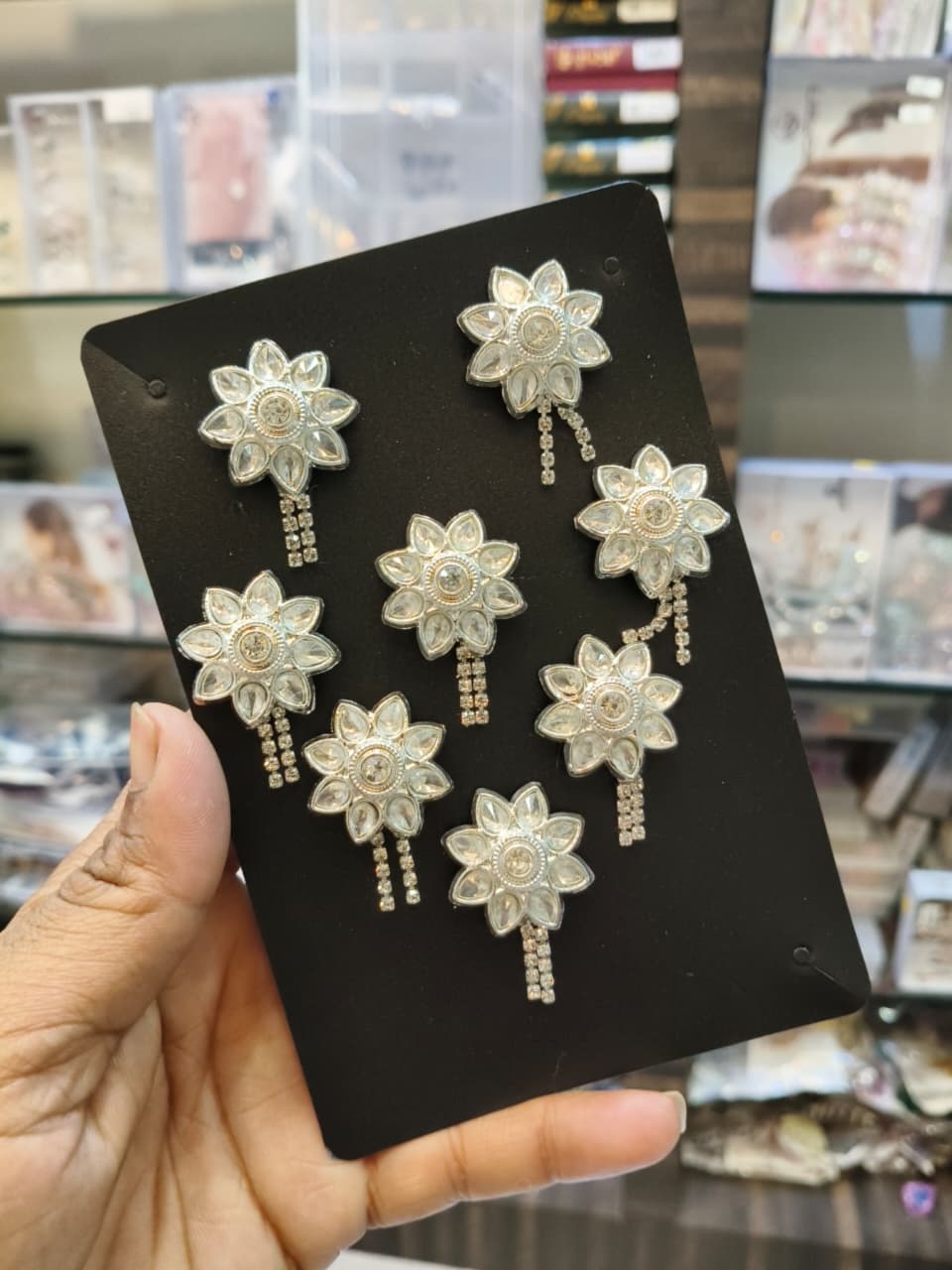 Floral Stone Hair Pearl