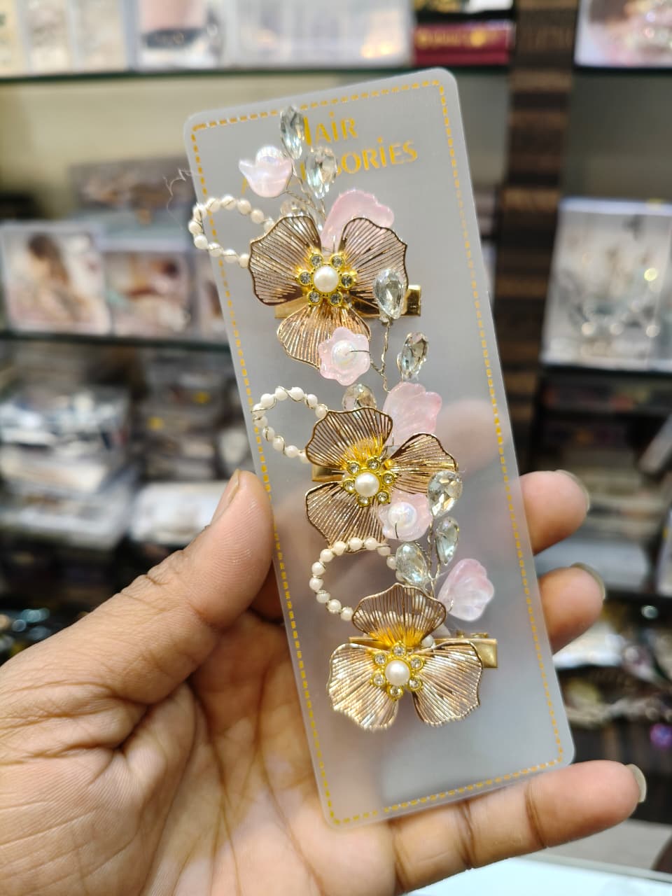 Elegant Floral Hair Clips