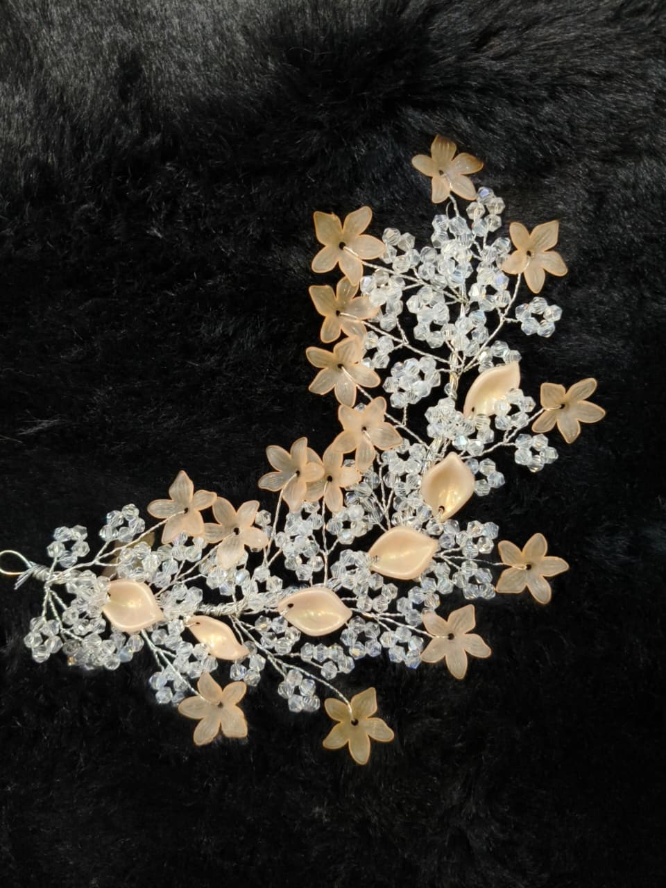 Floral Crystal Hair Tiara