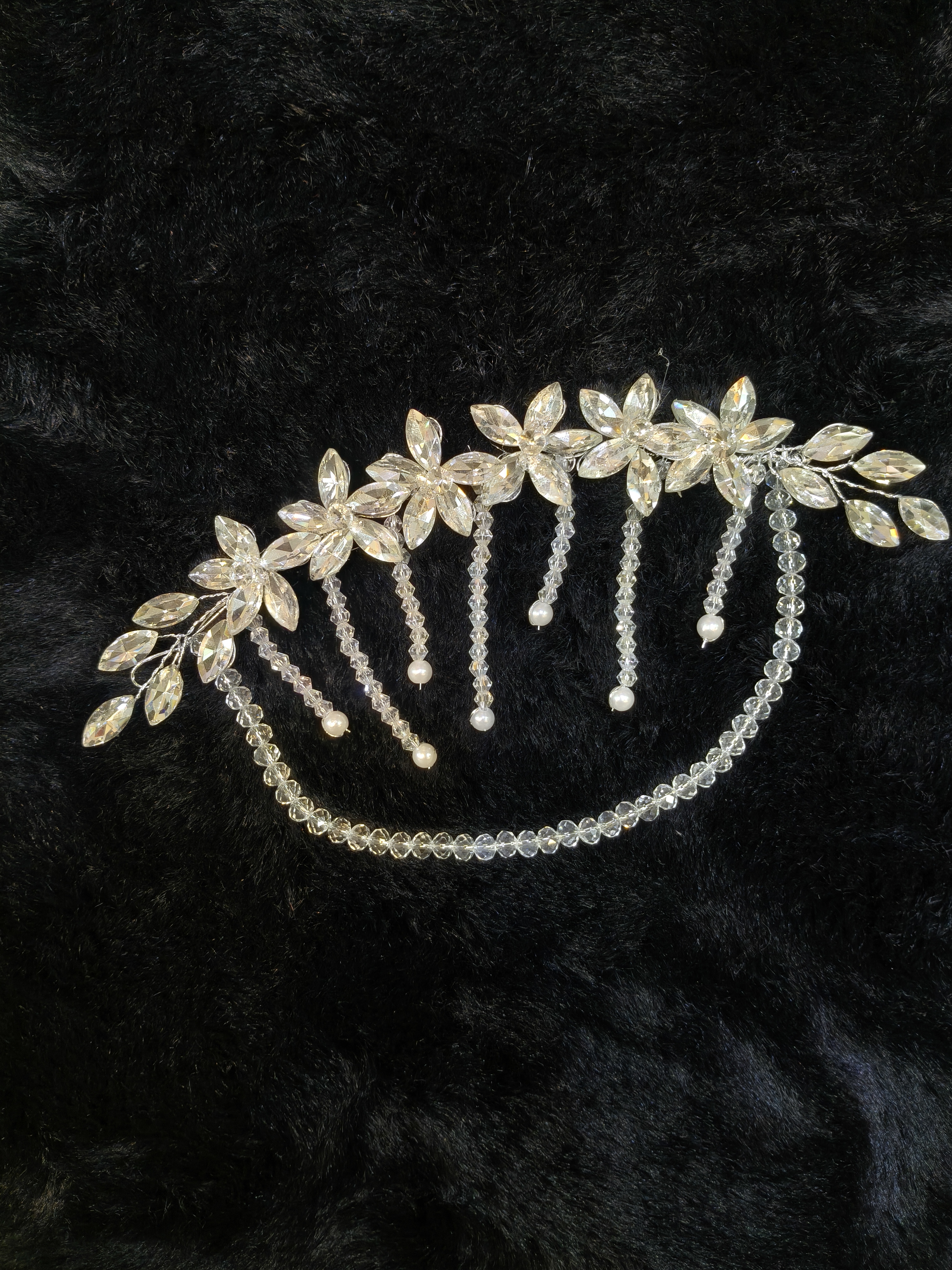 Crystal Floral Hair Clip