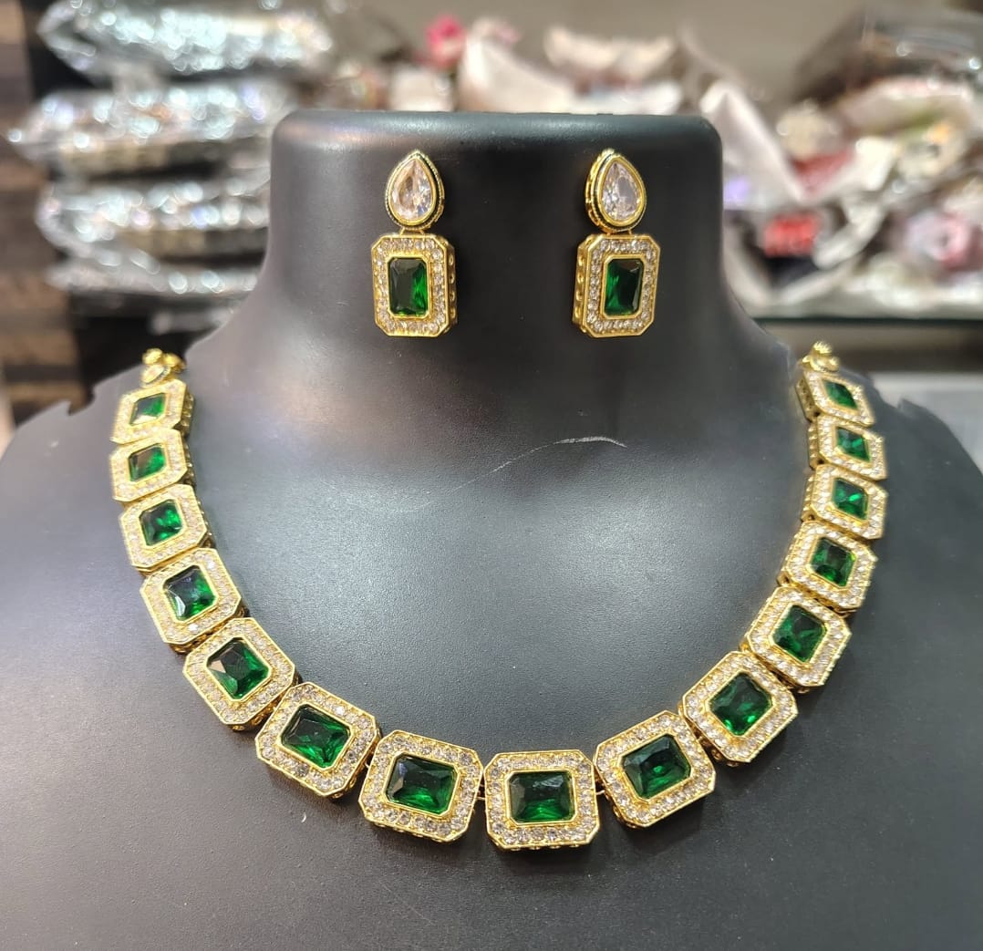 Emerald Green Jewelry Set