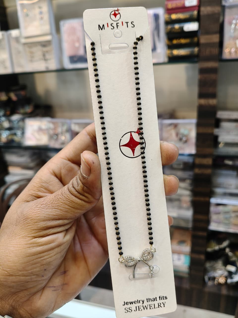 Silver Butterfly Mangalsutra