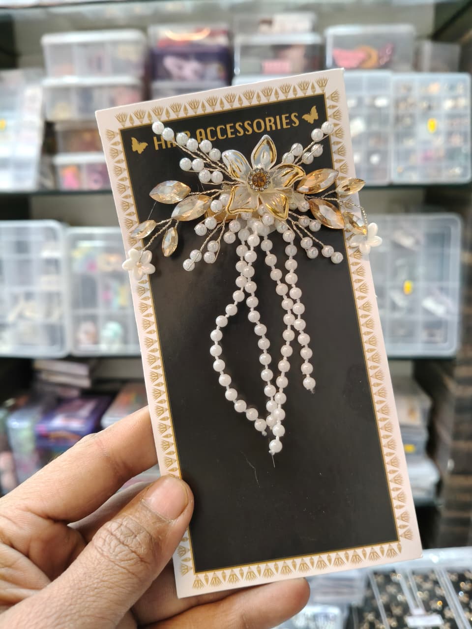 Elegant Crystal Hair Clip