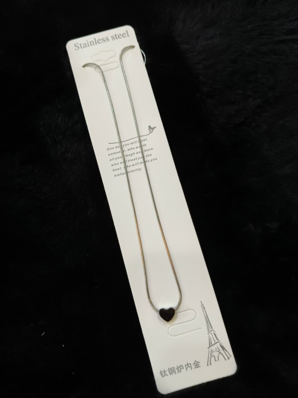 Stainless Steel Heart Pendant chain