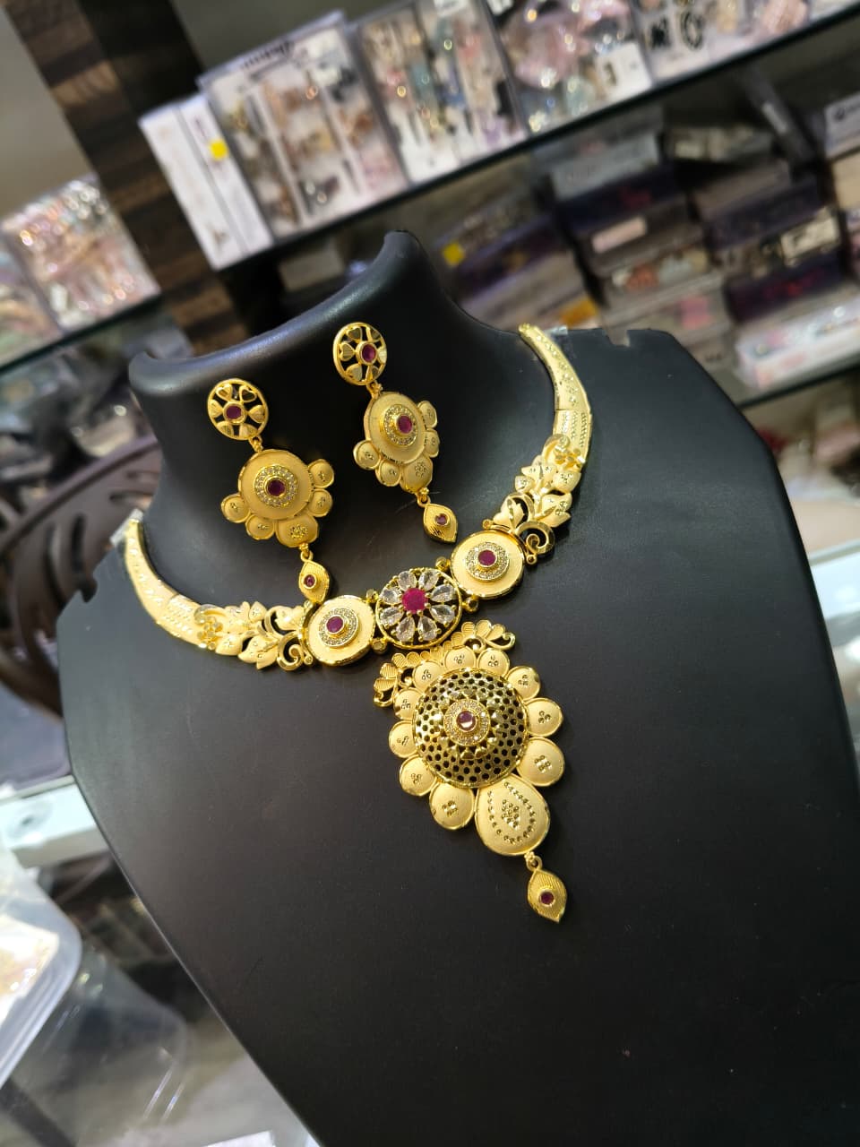 Traditional Gold Plated Jewelry Set