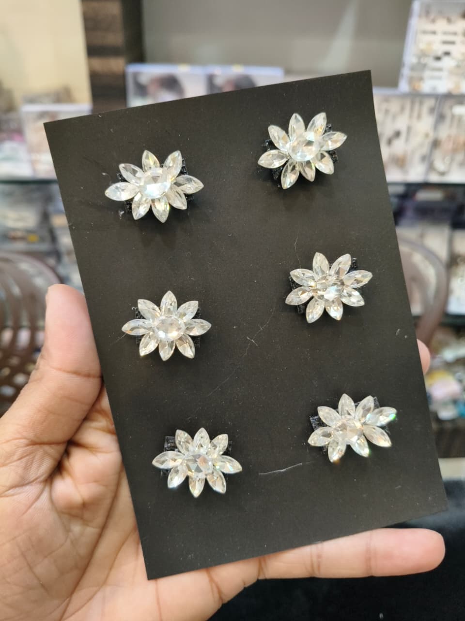 Floral Crystal Hair Pearl