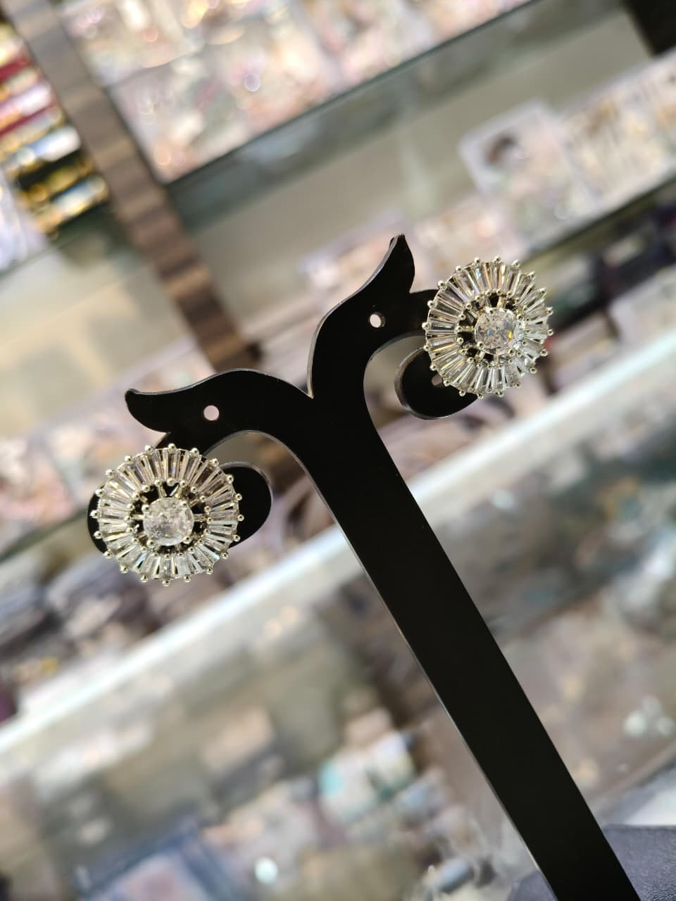 Crystal Radiance Stud Earrings