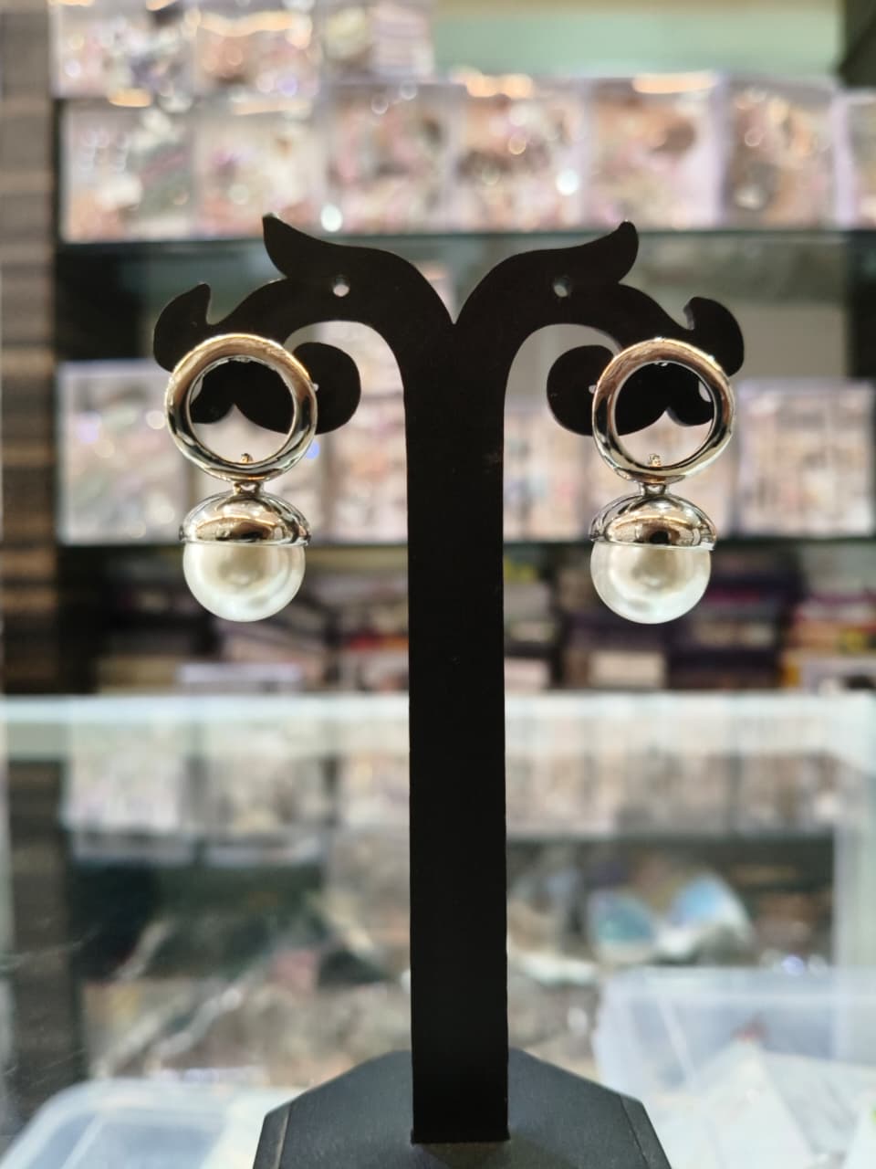 Elegant Pearl Stud Earrings