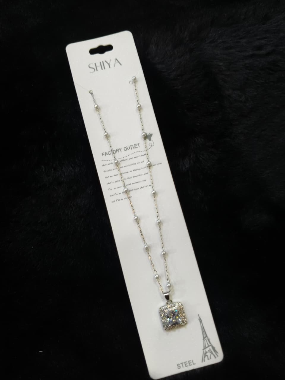 Elegant Crystal Pendant chain