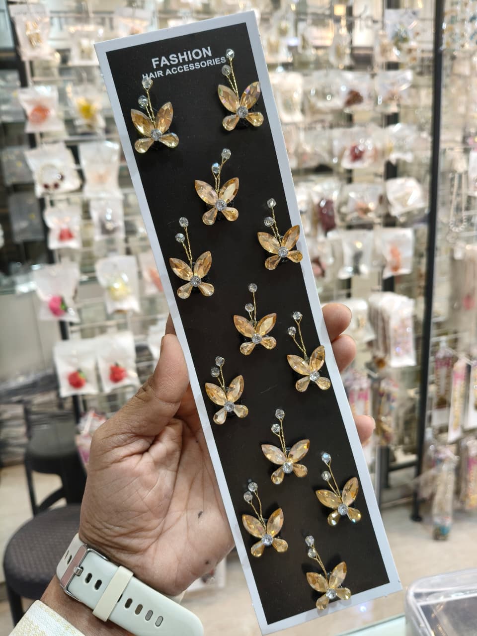 Butterfly Hair Pearl