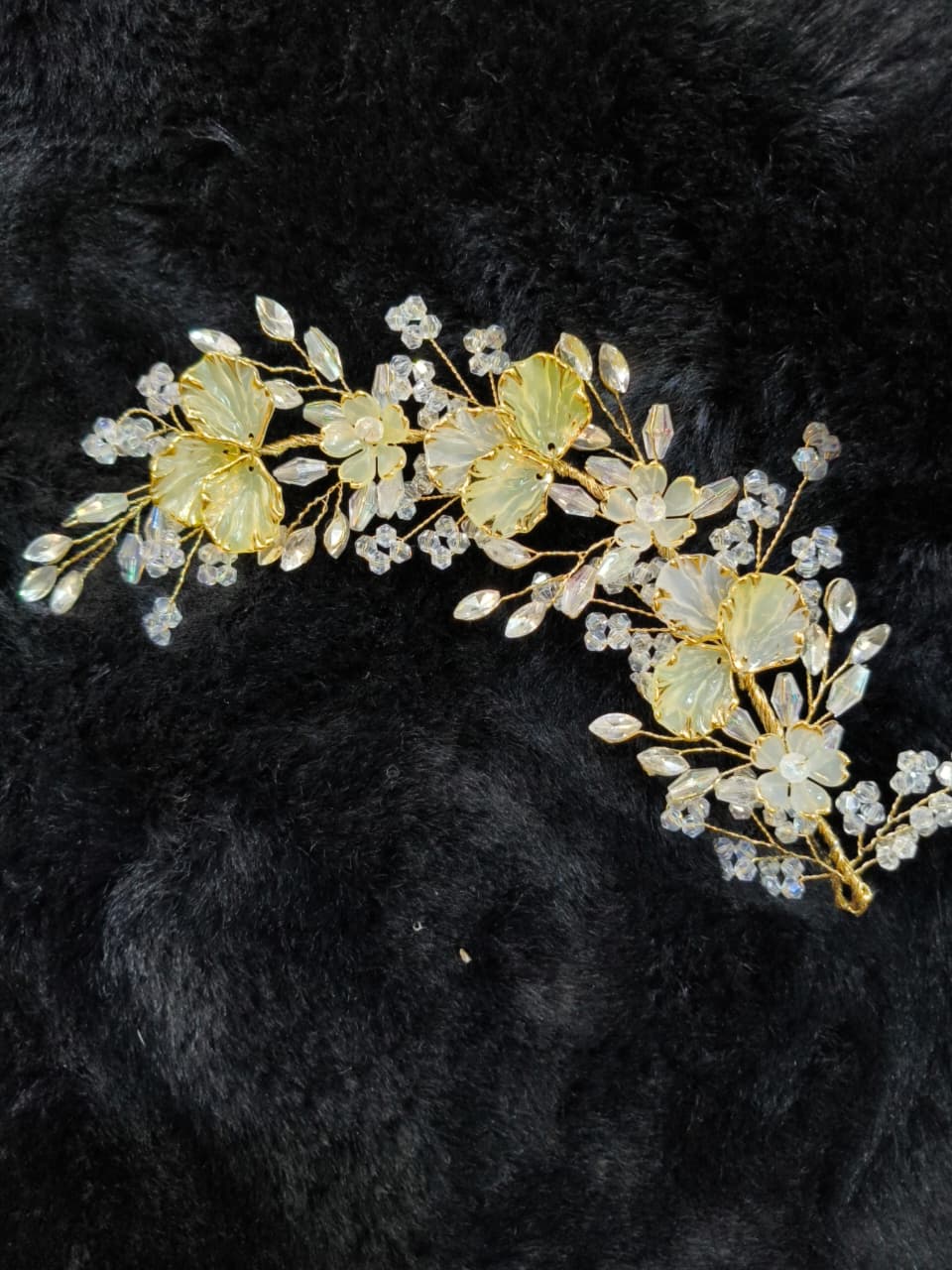 Crystal Floral Hair Tiara