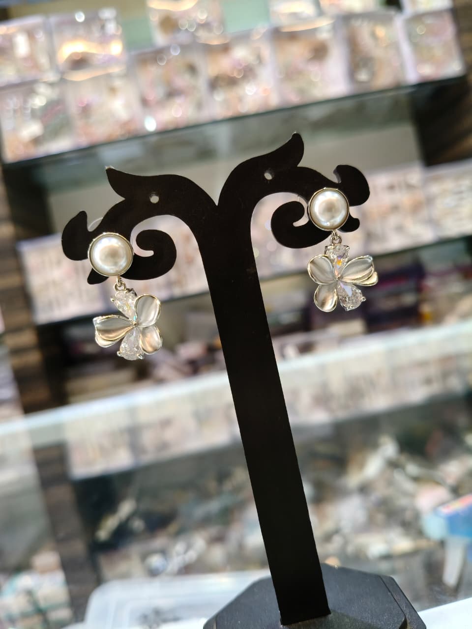 Pearl Butterfly Earrings