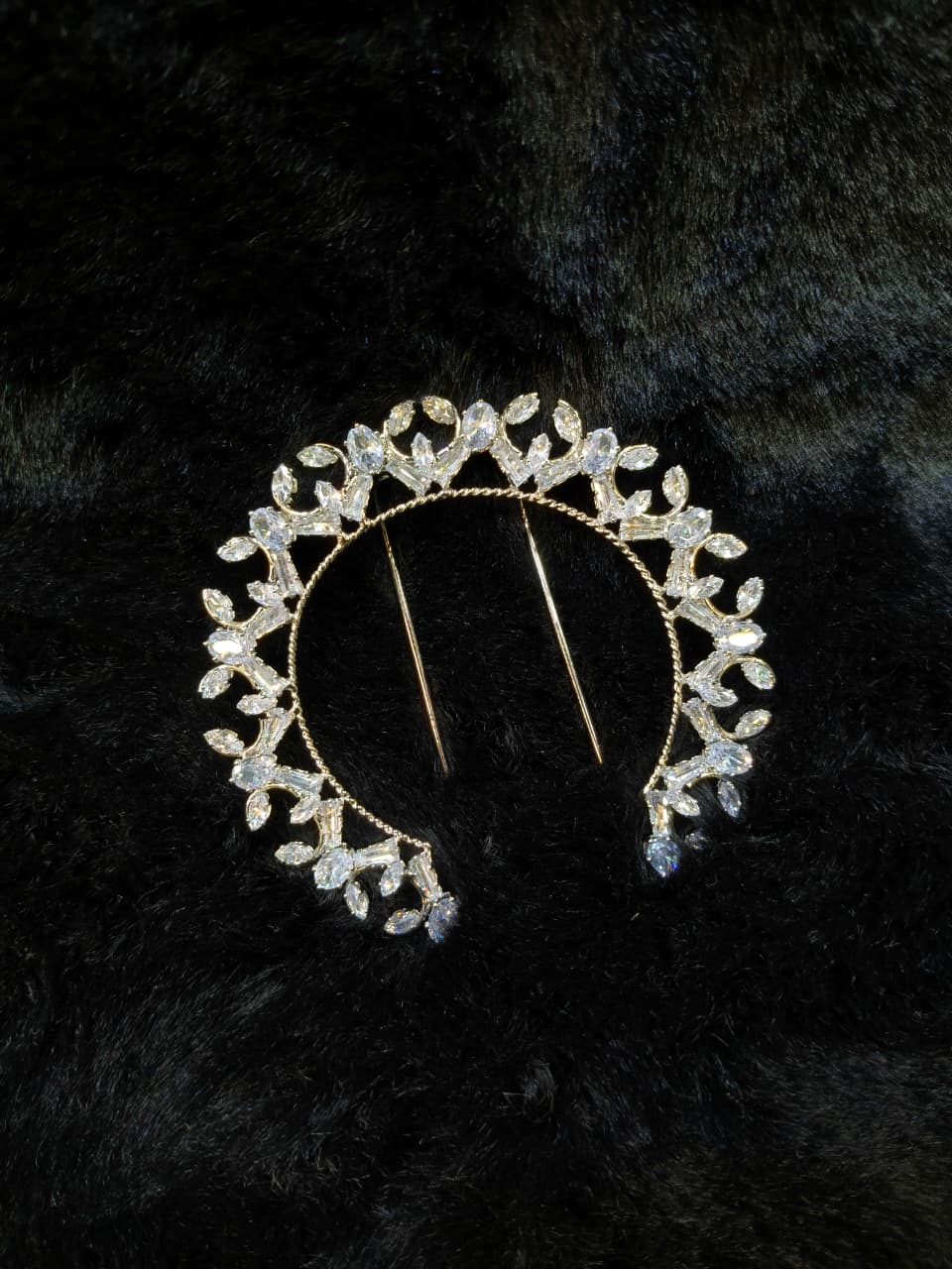 Crystal Encrusted Hair Accessory