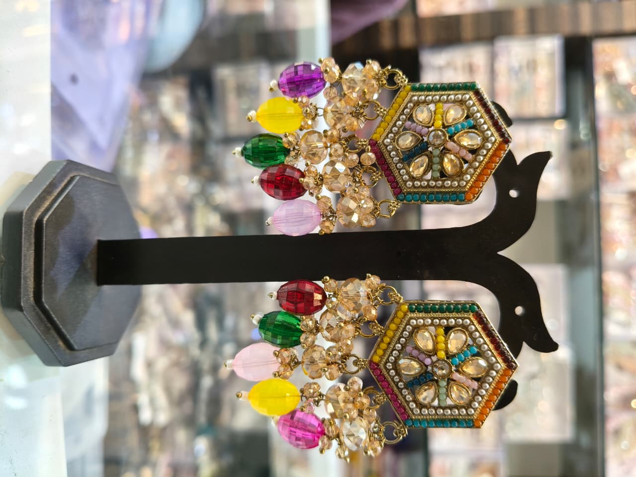 Multicolor Gemstone Earrings