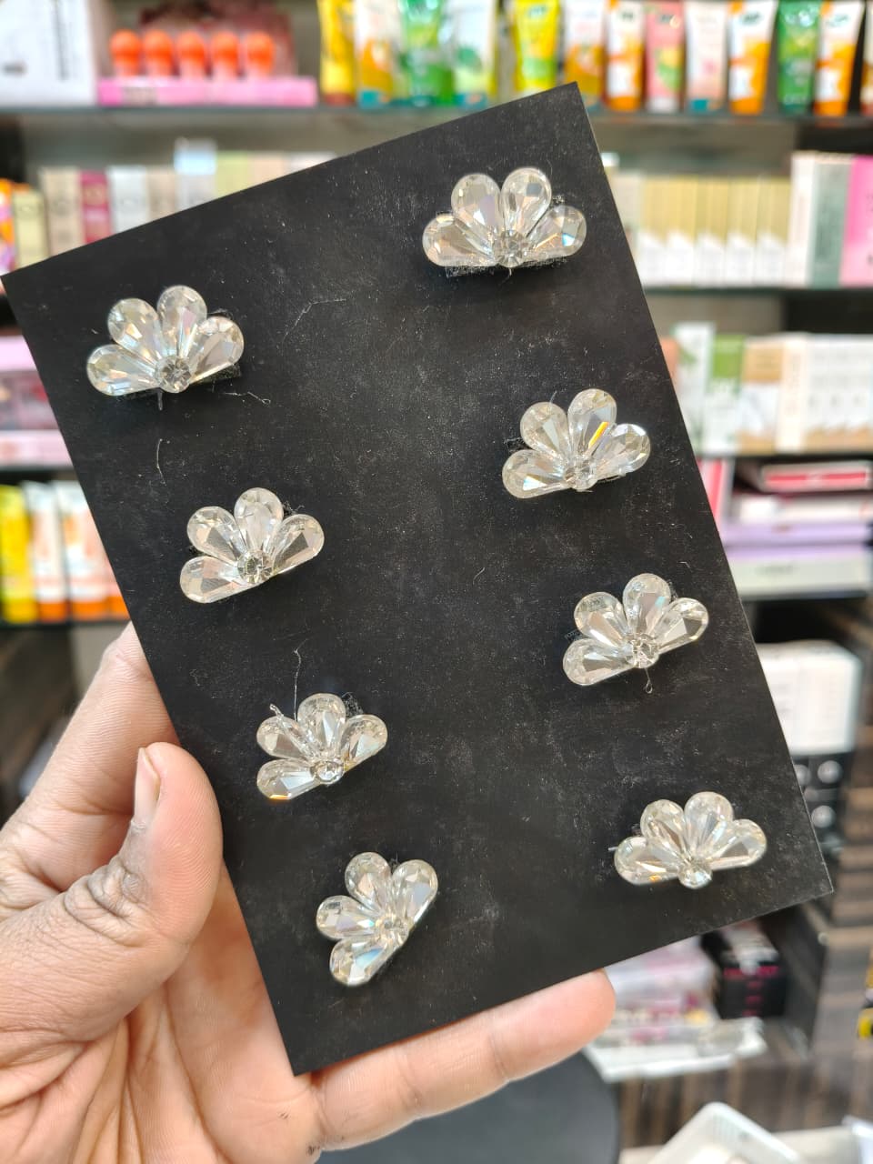 Crystal Flower Hair Pearl