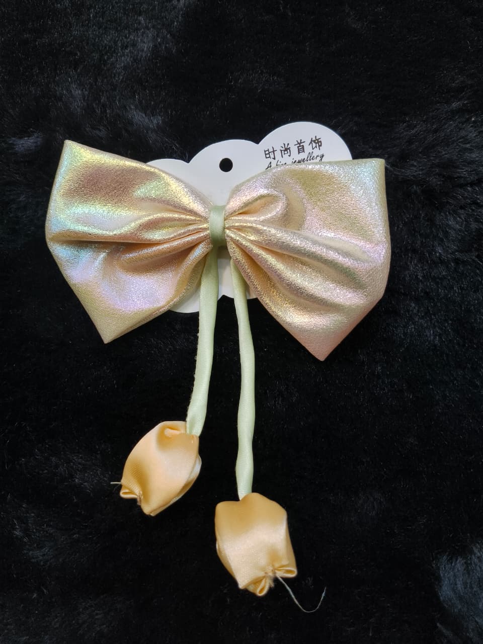 Shiny Satin Kids Hair Bow