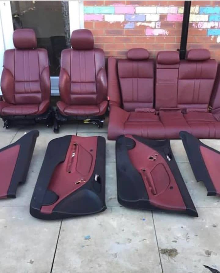 BMW E46 coupe burgundy red