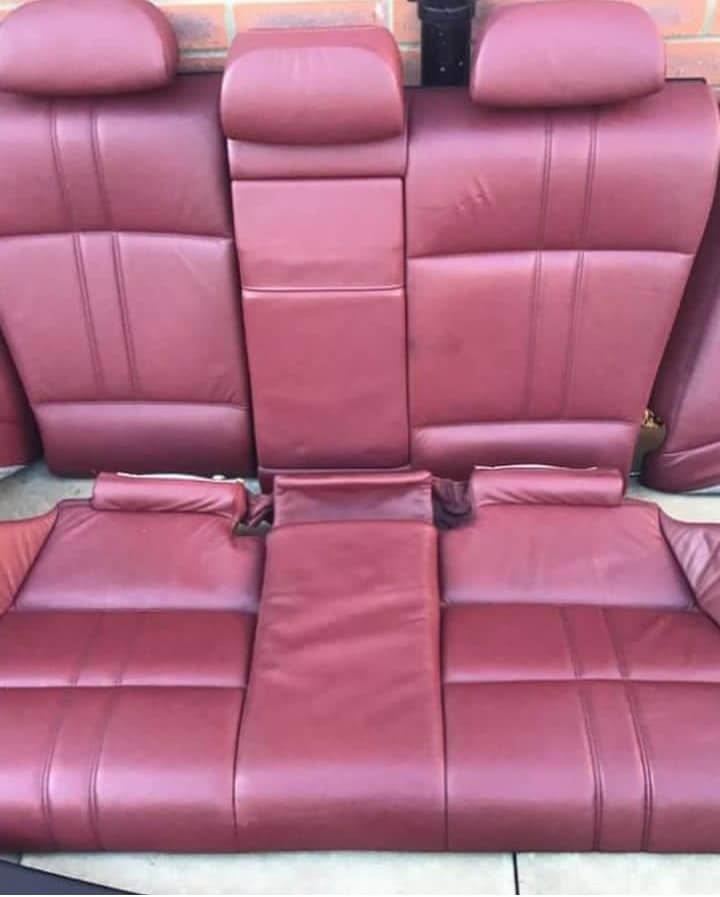 BMW E46 coupe burgundy red