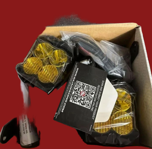 Squadron sport fog lights LP4 clear or amber DC XL80 amber or clear DC