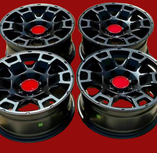 Buy Toyota 4runner 17 inch wheels oem – 17 inch black rims set of 4