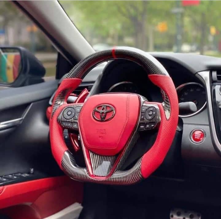 Toyota Camry carbon fiber steering wheel – Toyota custom steering wheel