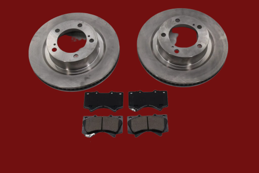 Toyota Sequoia Tundra brake pads Toyota land cruiser Front and Rear Rotors plus Ceramic Pads