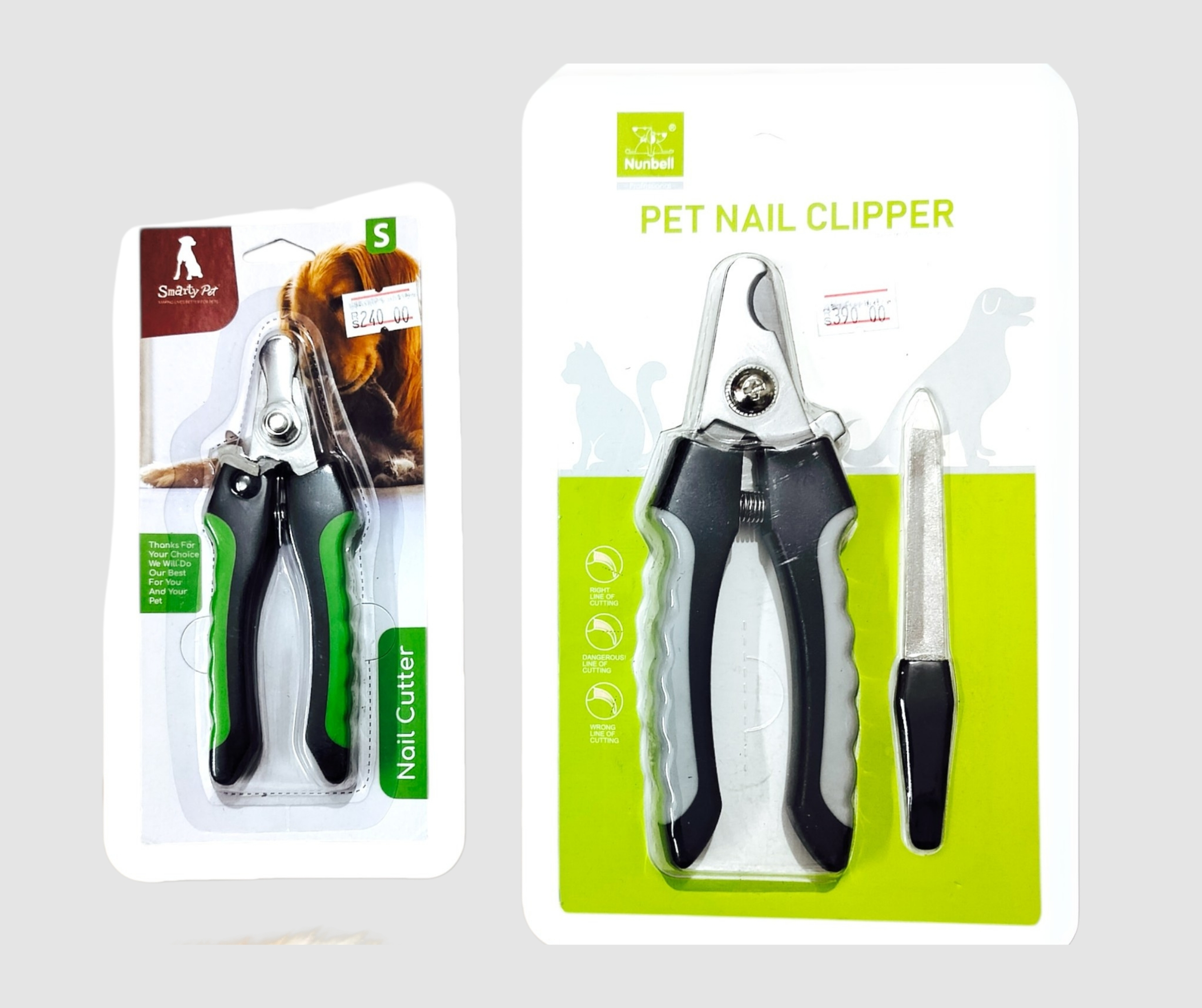 Combo Pack of 2, Nail Cutter and Filer
