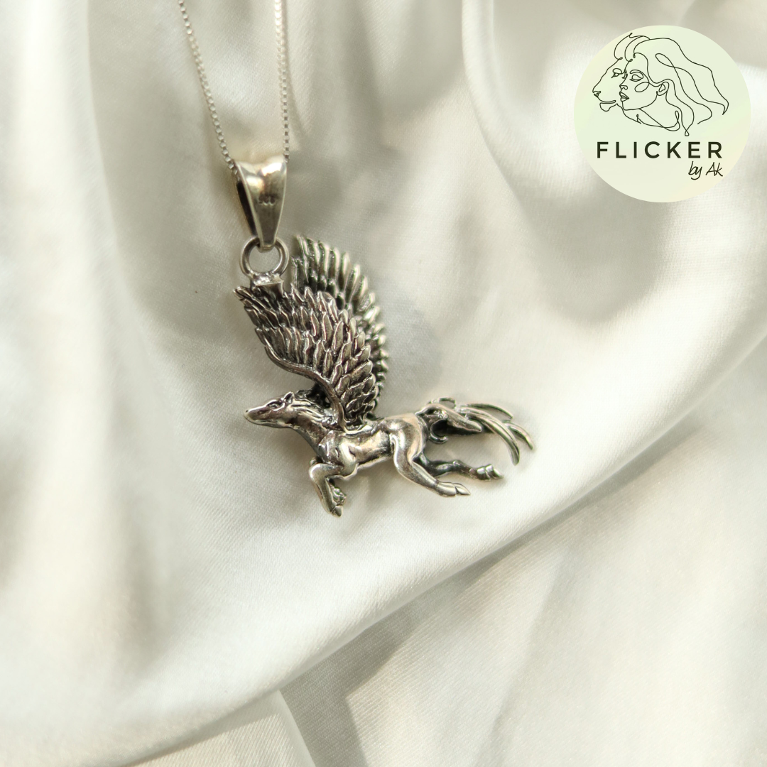 Silver Pegasus Pendant