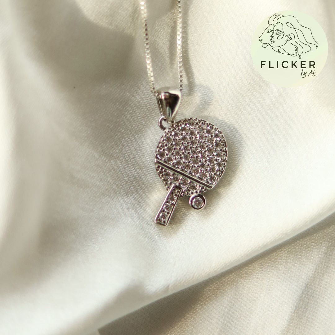 Table Tennis Racket Pendant