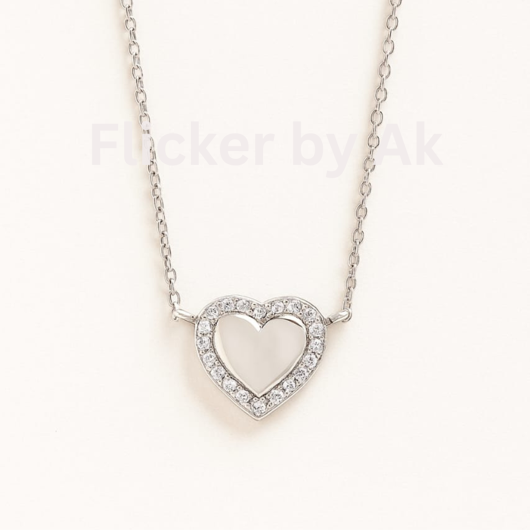 Heart-Shaped Pendant Necklace