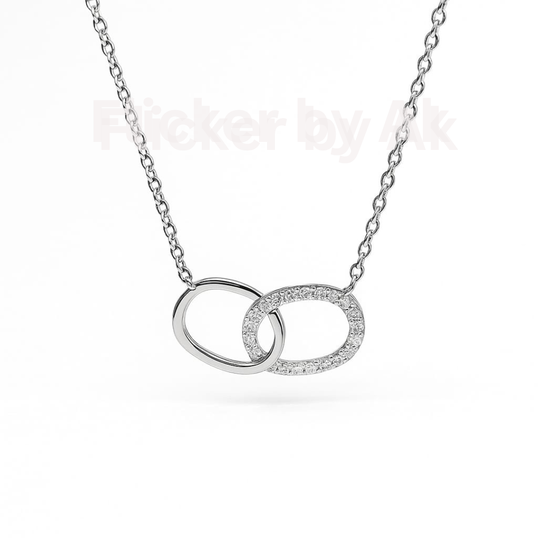 Elegant Interlocking Necklace