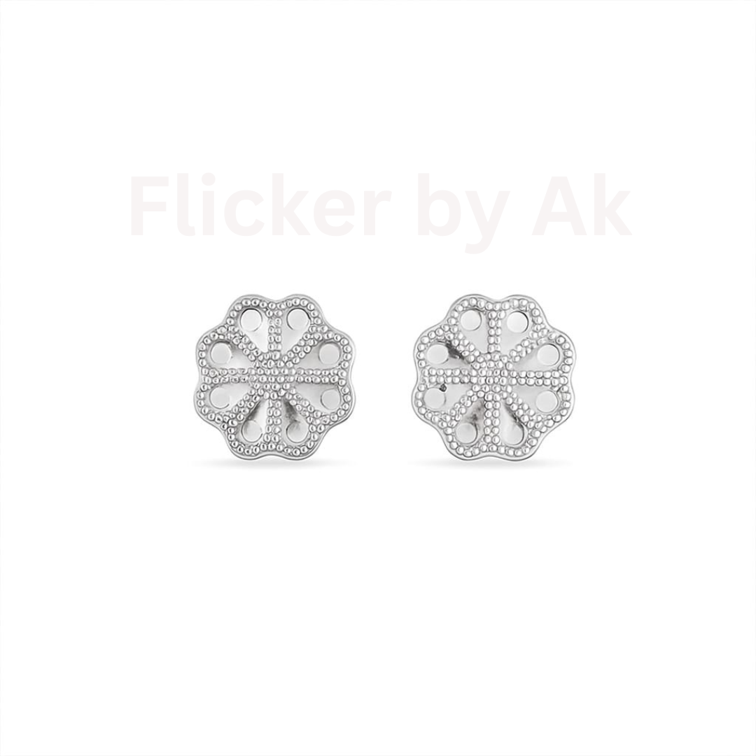 Flower lazer cut Earrings