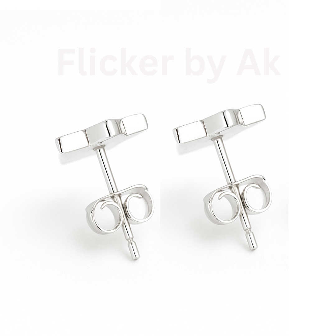 Star lazer cut Earrings