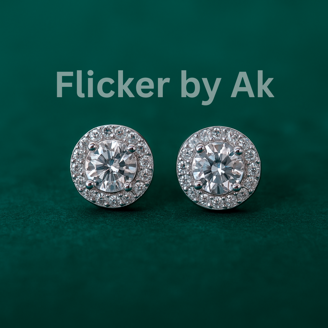 Circle Stud Earrings